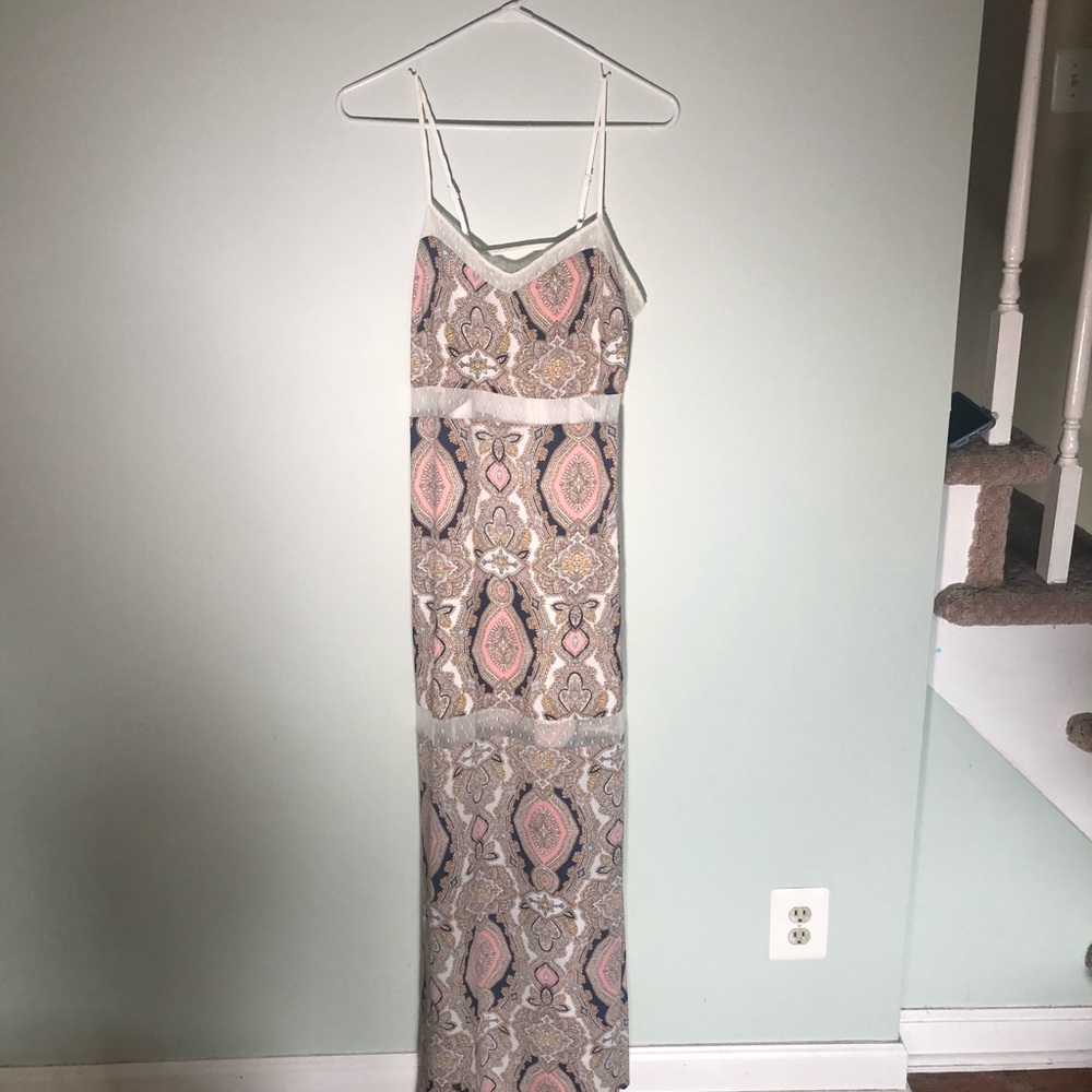 BCBG maxi pattern dress